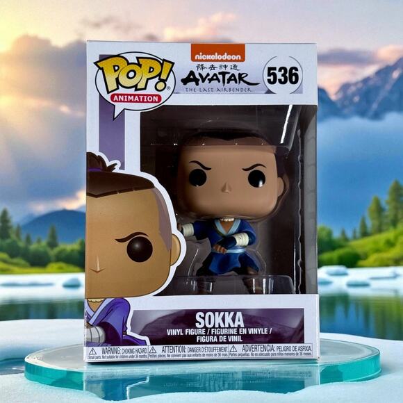 Funko Pop Unopened Sokka 536 Avatar the Last Airbender Nickelodeon Vinyl Figure - Picture 1 of 6